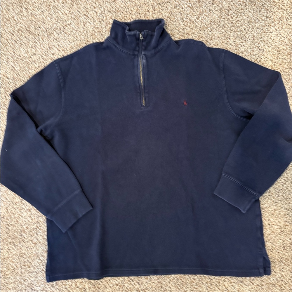 Polo by Ralph Lauren Navy Quarter-Zip Men’s XL